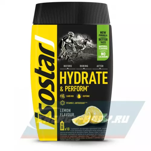  ISOSTAR Hydrate and Perform Powder Лимон, 400 г