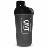 PLASTIC SHAKER 600ML BLACK - Пластиковый шейкер QNT 600 мл