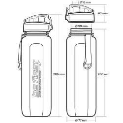 Be First Бутылка для воды из Тритана  950 мл (BF16020) Бутылочки