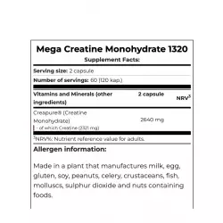 Scitec Nutrition Mega Creatine Monohydrate 1320 Креатин моногидрат