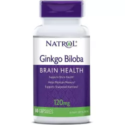 Natrol Ginkgo Biloba 120 мг Антиоксиданты, Q10