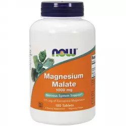 NOW Magnesium Malate – Магний 1000 мг Магний