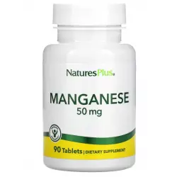 NaturesPlus Manganese 50 mg Антиоксиданты, Q10