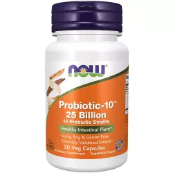 NOW Probiotic-10 25 Billion Для иммунитета