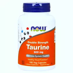 NOW FOODS Taurine - Таурин 500 мг Аминокислоты раздельные