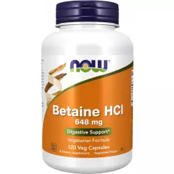 NOW FOODS Betaine HCL Антиоксиданты, Q10