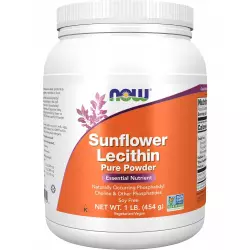 NOW FOODS Sunflower Lecithin Pure Powder Аминокислоты раздельные