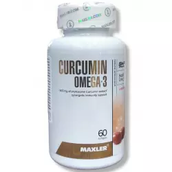 MAXLER Curcumin + Omega-3 Omega 3, Жирные кислоты