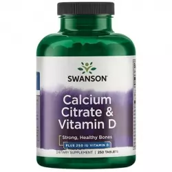 Swanson Calcium Citrate & Vitamin D Минералы раздельные