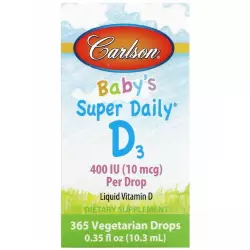 Carlson Labs Super Daily D3 for Baby 400 IU Витамин D