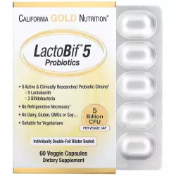 California Gold Nutrition LactoBif Probiotics 5 Billion Для иммунитета