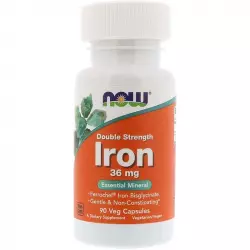 NOW Iron Ferrochel(r) – Железо (36 мг) Минералы раздельные