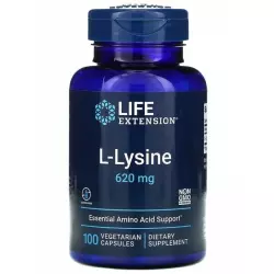 Life Extension L-Lysine 620 mg Аминокислоты раздельные