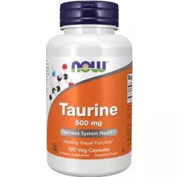 NOW FOODS Taurine 500 mg - Таурин Аминокислоты раздельные