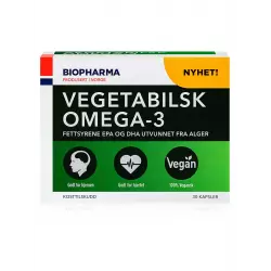 BIOPHARMA VEGETABILSK OMEGA-3 Omega 3, Жирные кислоты