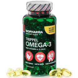 BIOPHARMA Trippel Omega-3 Omega 3, Жирные кислоты