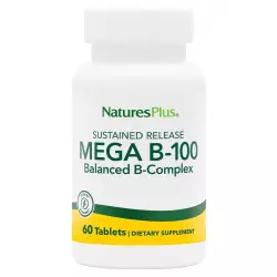 NaturesPlus Mega B-100 Sustained Release Витамины группы B