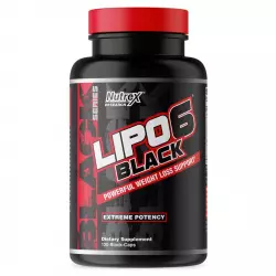 NUTREX Lipo-6 Black Powerful weight loss support (Yohimbine) Антиоксиданты, Q10