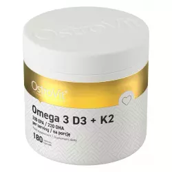 OstroVit Omega 3 D3+K2 Omega 3, Жирные кислоты