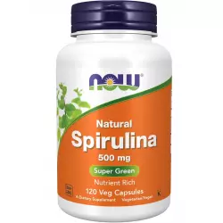 NOW FOODS Spirulina 500 mg Адаптогены