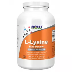 NOW FOODS L-Lysine Pure Powder 454 g Аминокислоты раздельные