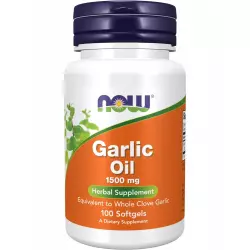 NOW FOODS Garlic Oil 1500 mg Экстракты