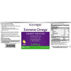 Natrol Omega Extreme 2400 Omega 3, Жирные кислоты