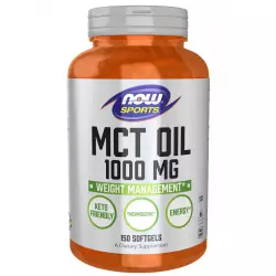 NOW FOODS MCT Oil 1000 mg Omega 3, Жирные кислоты
