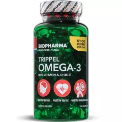 BIOPHARMA Trippel Omega-3 Omega 3, Жирные кислоты