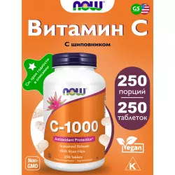 NOW FOODS C-1000 with Rose Hips Витамин С