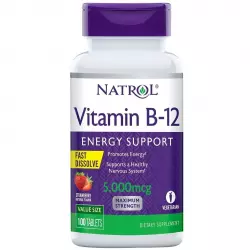 Natrol Vitamin B-12 5000 мкг F/D Витамины группы B