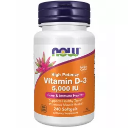 NOW FOODS Vitamin D3 5000 IU - Витамин D3 5000 МЕ Витамин D