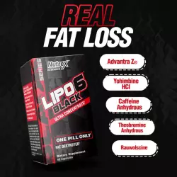 NUTREX Lipo-6 Black Ultra Concentrate (+Yohimbine) Антиоксиданты, Q10
