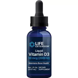 Life Extension Liquid Vitamin D3 50 mcg (2000 IU) Витамин D