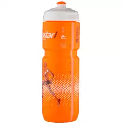 ISOSTAR Спортивная бутылочка Isostar 800 мл Оранжевая с белой крышкой Бутылочки