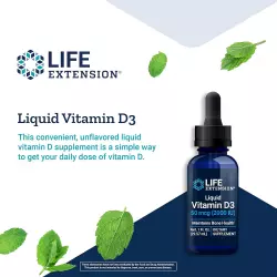 Life Extension Liquid Vitamin D3 50 mcg (2000 IU) Витамин D