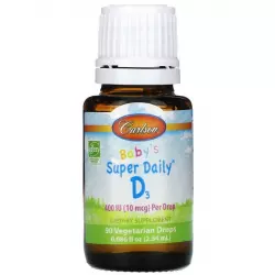 Carlson Labs Super Daily D3 for Baby 400 IU Витамин D