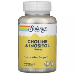 Solaray Choline & Inositol 250 mg Витамины группы B