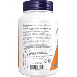 NOW FOODS DHA-500 mg Fish Oil Omega 3, Жирные кислоты