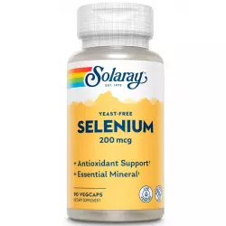 Solaray Selenium Yeast Free 200 mcg Минералы раздельные