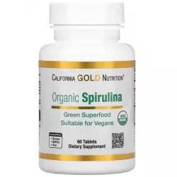 California Gold Nutrition Organic Spirulina 500 mg Адаптогены