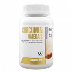 MAXLER Curcumin + Omega-3 Omega 3, Жирные кислоты