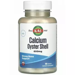 KAL Calcium Oyster Shell 600 mg Минералы раздельные