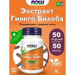 NOW FOODS Ginkgo Biloba 120 mg ЗАГРУЗКА
