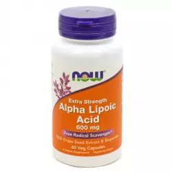 NOW Alpha Lipoic Acid 600 мг Антиоксиданты, Q10