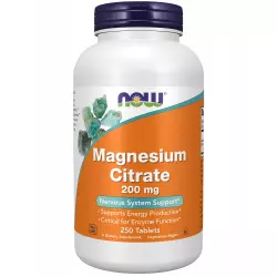 NOW FOODS Magnesium Citrate 200 mg Магний