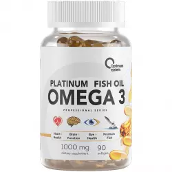 Optimum System Omega-3 Platinum Fish Oil Omega 3, Жирные кислоты