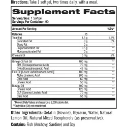 Natrol Omega 3-6-9 Complex 1200 mg Omega 3, Жирные кислоты
