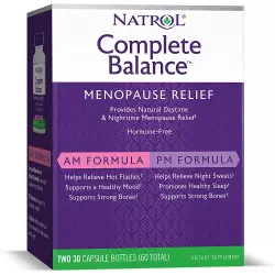 Natrol Complete Balance for menopause AM&PM formula 30+30 caps Витамины для женщин