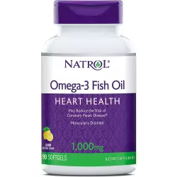 Natrol Omega-3 Fish Oil 1000mg Omega 3, Жирные кислоты